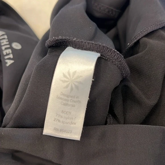 Athleta Black Leggings with Zipper Detail - Picture 8 of 10